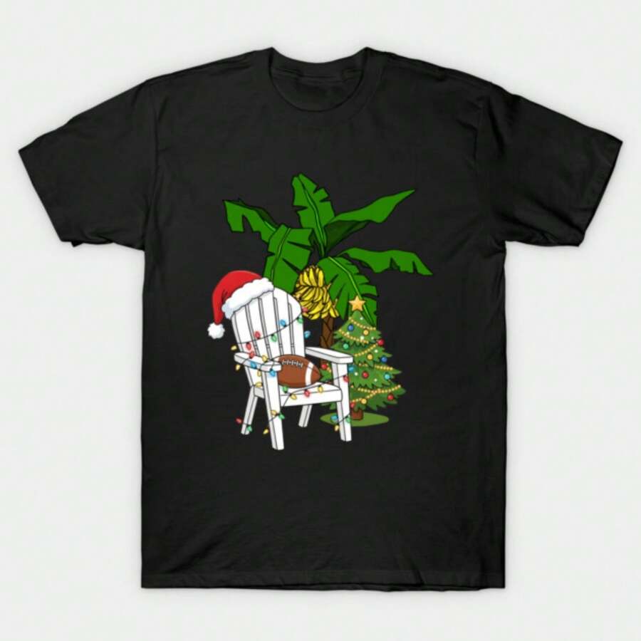 Christmas Benito Bowl Puerto Rican Halftime Show Benito Bowl LX T-Shirt - 黑色 - 查看 1