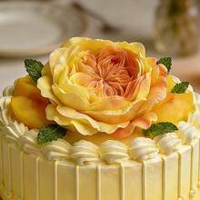 Silicone Mold Suitable For 3D Peony, Buttercup And Austin Style Flowers, Including Mousse Cake Mold, Floral Cake Decoration Mold, Flower Pudding Mold And Chocolate Pudding Mold, For Cake Decoration - trắng - Xem 8