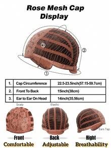 REEWES Men Blonde Curly Bob Synthetic Hair 70s 80s Retro Style Natural Afro Curls Wig For Daily Wear Anime Party Cosplay Costume Fancy Dress Up - Multicolor - View 7