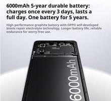 OPPO A6i 5G Durable Waterproof & Shockproof Smartphone, 8+256GB, Smooth System, IP65 Waterproof, Diamond-Like Structure, 6000mAh Long-Lasting Battery, Dimensity 6300 Performance, 120Hz High Refresh Rate, High Cost-Effective, Best Gift Choice For Elders, Wives And Kids, Practical And Fashionable - Black - View 3