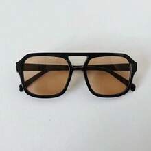 1pc Unisex Square Plastic Aviator Style Fashion Fashion Glasses