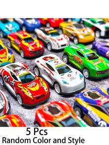 5/10/20pcs Assorted Mini Alloy Racing Car Toys, Suitable For Halloween Party Favor Bags, Piñata Fillers, Classroom Prize Boxes, Toy Gifts, Random Colors And Styles - Multicolor - View 10