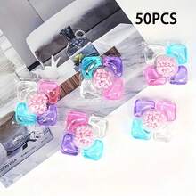 100/50/30粒装 五合一浓缩洗衣凝珠，香氛洗衣液，去污去油，深层清洁，护色，持久留香，适用于精致衣物、内衣、羽绒服等，低泡易漂洗 - 彩色 - 查看 11