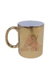 1 Pc 26 Letters Pattern Ceramic Water Mug Drinking Cup Novelty Christmas Halloween New Year Gift For Her Mugs For Coffee Tea And Hot Drinks Cup Travel Gift For Man Woman - Multicolor - View 19