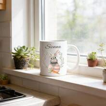 Customized Personalized Easter Mug: Design, Easter Gift, Personalized Name Cup, Romantic Easter Gift, For Boyfriend, Girlfriend, Him, Her - Multicolor - View 4