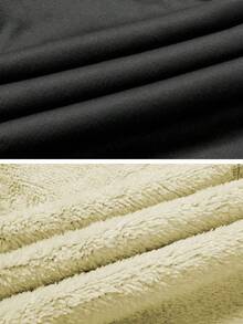 Women'S Thick Thermal Lined Outdoor Pants, Elastic Cuff Design, Suitable For Cold Weather In Autumn/Winter Tights - Black - View 5