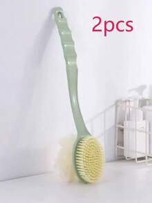 Long Handle Soft Bristle Shower Brush, Exfoliating Bath Brush - Multicolor - View 16