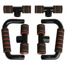 Black H-Type Push Up Stand, Home Fitness Equipment Push Up Rack - Multicolor - View 1