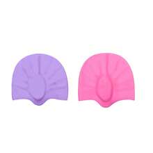 1 件/2 件硅胶游泳帽，带耳罩，防水防滑大号长发游泳帽，适合成人男女 - 彩色 - 查看 25
