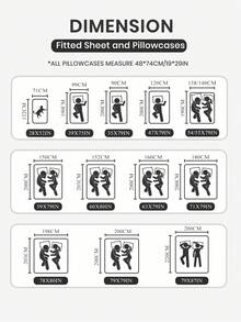 MY LITTLE PONY 2/3件套小马宝莉印花床上用品套装，包含床笠、床垫保护套和1个枕套，柔软透气，保暖舒适，适用于单人床/双人床/大号床/特大号床，可机洗，卡通图案，温馨房间装饰，精美礼品，橙色 - 彩色 - 查看 5