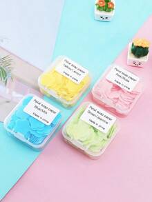 Portable Disposable Soap Tablets Outdoor Travel Hand Wash Antibacterial Soap Paper Petal Hand Wash Tablets Lasting Fragrance Beach Vacation Travel Back To School Fashion Man And Woman Must-Have Outdoor Camping Travel Fishing Mini Foot Soap Soap Tablets Can Be Carried On Business Trips Long-Lasting Fragrance Petal Hand Soap Sheets Beach Vacation Travel Essentials - Multicolor - 查看 10
