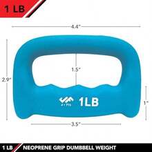 j/fit - Peso de agarre de neopreno - 1 libra + 0,45 kg - Ver 4