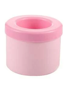 1个粉色硅胶便携式冰模，圆柱形3D制冰器，易脱模硅胶冰格，多层设计，桶式造型（带盖），可重复使用，非常适合制作秋季饮品、鸡尾酒和水果冰块，适用于家庭、酒吧、俱乐部和户外，厨房小工具，非常适合圣诞节/万圣节/情人节、斋月和其他节日，也是制作冰块的好帮手。 - 粉色 - 查看 7