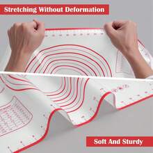 DIY Utensils Non-Stick Dough Pastry Board Silicone Baking Mats Non-Stick Pizza Dough Sheets - Multicolor - View 3