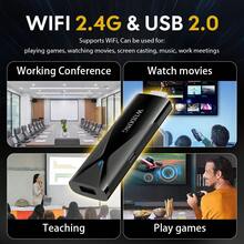 W WUDUNG WUDUNG W08 PRO Android 10 TV STICK Allwinner H313 Smart TV Box 2GB 16GB 2.4G WIFI MINI TV Dongle - Black - View 7