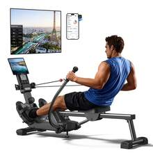R26 Sculls Ultra-Quiet Magnetic Rowing Machines For Home With 16-Level, Free MERACH App For Immersive Workout - R26 Sculls Magnético Ultrasilencioso - Ver 2