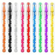 1 Set Of 5 Pcs, Random Creative Maze Design Ballpoint Pens - Novelty Stationery, Suitable For Classroom, Office Writing Supplies And Student Rewards - Multicolor - View 7