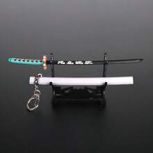2025 New - 1pc Anime Peripheral Nichirin Sword Mini Version Alloy Weapon Model Keychain Pendant Fan Collection Display - Birthday Gift - Holiday Gift - Perfect Gift - Collection Gift - Gift - Multicolor - View 15