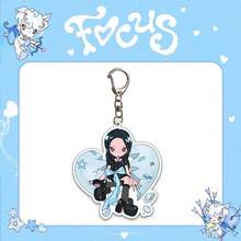 Hearts2Hearts迷你专辑卡通钥匙扣亚克力吊坠饰品 - 彩色 - 查看 12