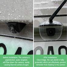 Thickened Car Rearview Mirror Rain Visor, Waterproof Side Wing Rain Guard, Universal Car Rearview Mirror Rain And Snow Protection Cover - A - View 3