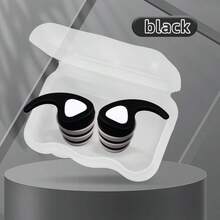 1 Pair Soft Silicone Waterproof Earplugs, Comfortable High-Quality Earplugs For Swimming, Bathing, Spa - Comes With Earplug Case, Reusable And Washable Silicone, Available In Orange/Pink/Purple/Blue/Black/Gray - Triangle Earplugs - View 12