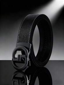 男士合金自动扣皮带 - 轻盈奢华时尚高端商务皮带，47英寸，牛仔皮带。适合派对聚会和办公室通勤，经久耐用 - 是节假日和周年纪念日送给男友和父亲的完美之选。 - 彩色 - 查看 8