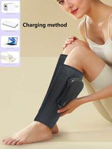 Heated Air Compression Leg Massager, Constant Temperature Kneading Massage Device For Home Use, Electric Air Pressure Kneading Calf Massager, Leg Relaxation Foot Massager - Multicolor - View 5