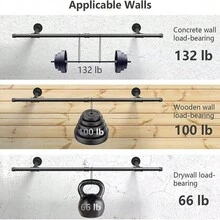 Barra para Cortinas Extensible de Metal con diseño clásico y estructura resistente, fabricada en metal sólido con acabado antioxidante que ofrece mayor durabilidad y estabilidad. Su sistema ajustable permite adaptarse fácilmente a ventanas de 90 a 160 cm, ideal para diferentes espacios del hogar. Incluye soportes, tornillos y tacos para una instalación sencilla y segura. Sus terminales redondeados aportan un toque elegante, siendo perfecta para salones, dormitorios, cocinas o baños y compatible con cortinas ligeras y pesadas. - Negro - Ver 3
