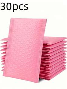 1/5/10/25/30/50pcs Pink Bubble Mailers, 4x8 Inch, Padded Polyethylene Bubble Envelopes, Opaque Self-Seal Waterproof Specialty Shipping Bags, Suitable For Jewelry, Cosmetics Packaging, Small Business Shipping Envelopes, Packaging Bags, Padded Envelopes, Mailing Envelopes, Shipping Supplies - Pink - View 11