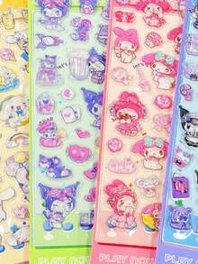 Cute Mini Reusable Stickers, Suitable For Planner, Diary, Notebook, Laptop, Phone Case And Decoration - Multicolor - View 6