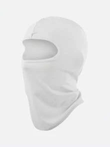 1pc Children's Solid Color Balaclava - Sun Protection Breathable Full Face Mask, Suitable For Cycling And Outdoor Sports - 1PC - View 12