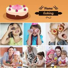 LIHAO 20 Piezas Mini Juego de Chef Niños Delantal Infantil Cocina Cortador de Galletas para Regalo Fiesta - Multicolor - Ver 7