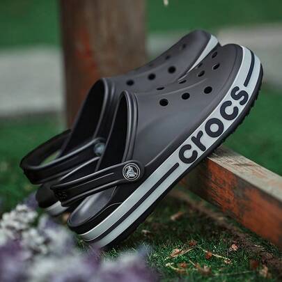 Crocs Unisex Baya Hollow Out Clogs Style Lightweight Breathable Casual Beach Clogs/Sandals, Recommend Ordering One Size Down