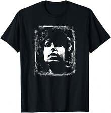 TV Times Jim MorrisonS Retro T-Shirt - Black - View 1