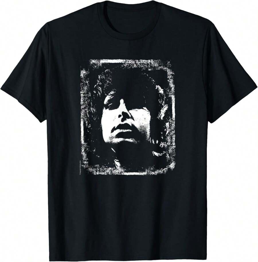 TV Times Jim MorrisonS Retro T-Shirt - Black - View 1