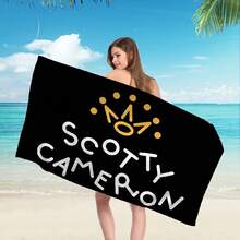 S Scotty C Camerons Microfiber Beach Towel Absorbent Quick Dry Soft Yoga Swimming Resort Mountain Climbing Towel(1) - trắng - Xem 1
