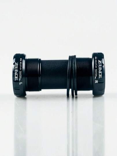 ZRACE 1 Pc Black Aluminum Alloy CNC BSA 24mm Bicycle Bottom Bracket, BB51 / BB52 / BB70 / BB83