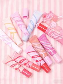 K-Beauty- ETUDE House Glossy Lip Water Tint - Juicy Candy Shine, Non-Sticky Plump Look - #9 Berry Frost - View 8