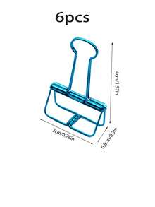 金属夹日历长尾夹票据夹孔雀尾夹发票夹文件夹燕尾夹收纳创意 - 銅色 - 查看 7