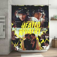 A Heated Rivalry-Inspired Printed Shower Curtain That Serves As Both A Privacy Screen For Bathrooms And Toilets, As Well As A Decorative Element To Separate Wet And Dry Areas. It Makes The Perfect Gift For Family And Friends, And Is An Ideal Choice - in ấn - Xem 1