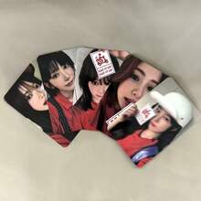 5张/套 女团小卡特别版，粉丝收藏卡，双面印刷，光面覆膜，樱花/Enchae - 彩色 - 查看 8