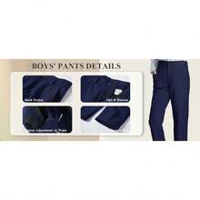 Boys Teen Formal Tuxedo Slim Fit Suit Set Wedding Ring Bearer Pageboy Dress Clothes Outfit - Light Grey - View 10