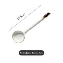 日式陶瓷长柄汤匙，家用汤勺，拉面汤勺，可爱汤勺 - 彩色 - 查看 8