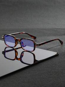 一副经典方形时尚眼镜，配有眼镜盒，用途广泛，适合驾驶、钓鱼、徒步旅行、骑行、跑步、高尔夫和日常佩戴。 - 多色 - 查看 8