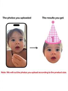 25pcs Personalized Character Body Photo Cake Topper - Custom Photo + Character Body, Easy To Place On Cakes - Suitable For Birthdays, Baby Showers - Multicolor - View 6