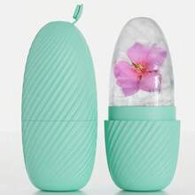 1pc Reusable Ice Roller For Face And Eye Puffiness Relief, Facial Massage Shaping And Brightening, Leak-Proof Ice Cube Roller - Multicolor - View 6