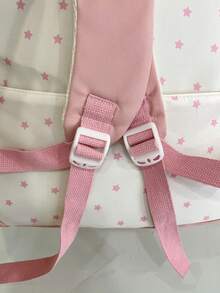 New Stylish High-Quality Large Capacity Multi-Function Elegant Travel Backpack, Versatile For Various Occasions - Pink - View 5