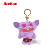 Plush Keychain Funny Ugly Teeth Monster Fuggle Stuffed Toy, Mr. Needles Greedy Smiling Face Silly Cute Plush Collectible Backpack Pendant - Plush Keychain - View 34