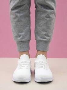 女士休闲透气厚底运动鞋，完美搭配紧身裤跑鞋，软底，百搭