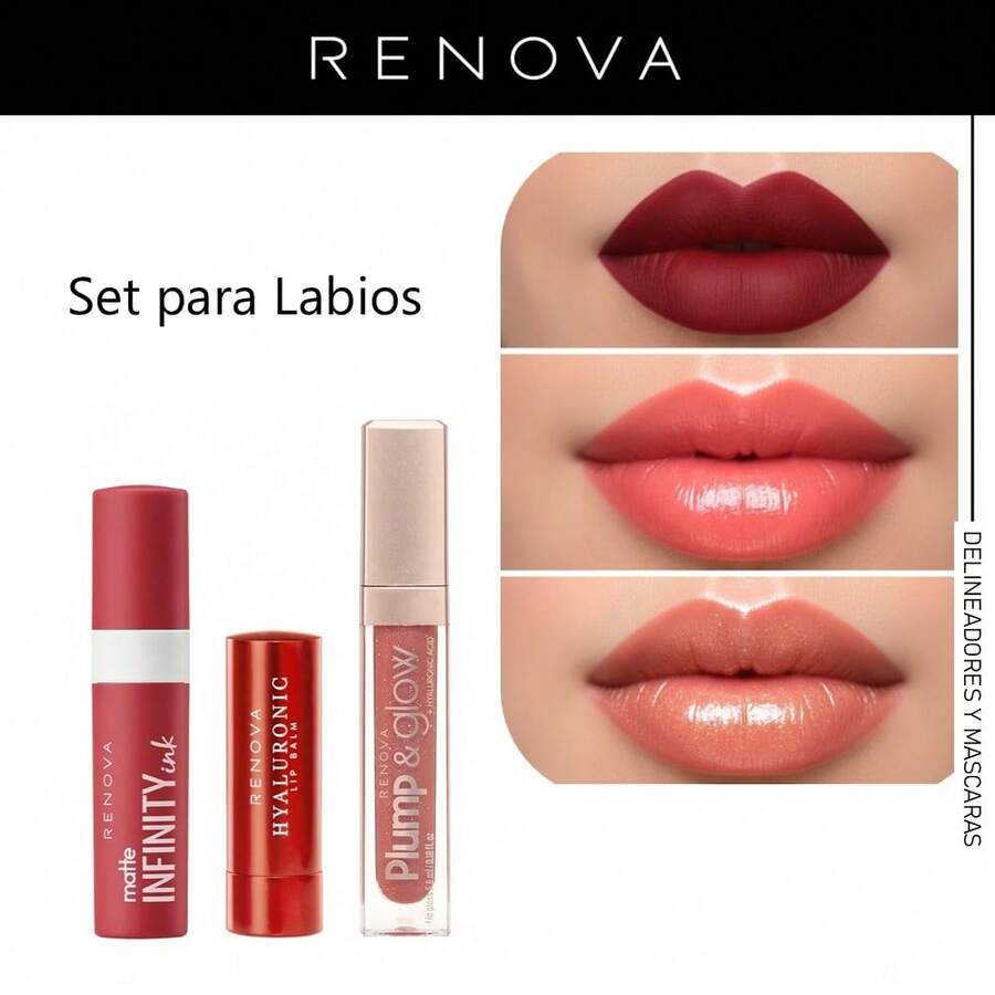 Set Labios Renova Labial, Gloss Y Bálsamos - Gama 1 - Ver 1